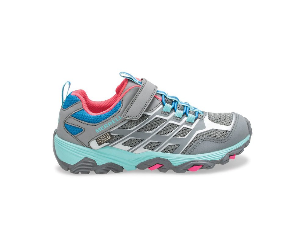 Merrell Sneakers Grey - Moab FST Low A/C Waterproof - Kids 78VTWOBED